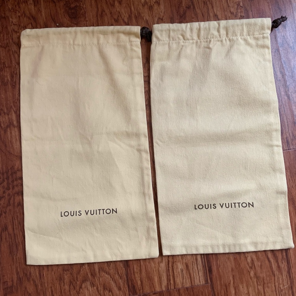 Set of 2 Louis Vuitton Storage Shoe bags Dust Bags